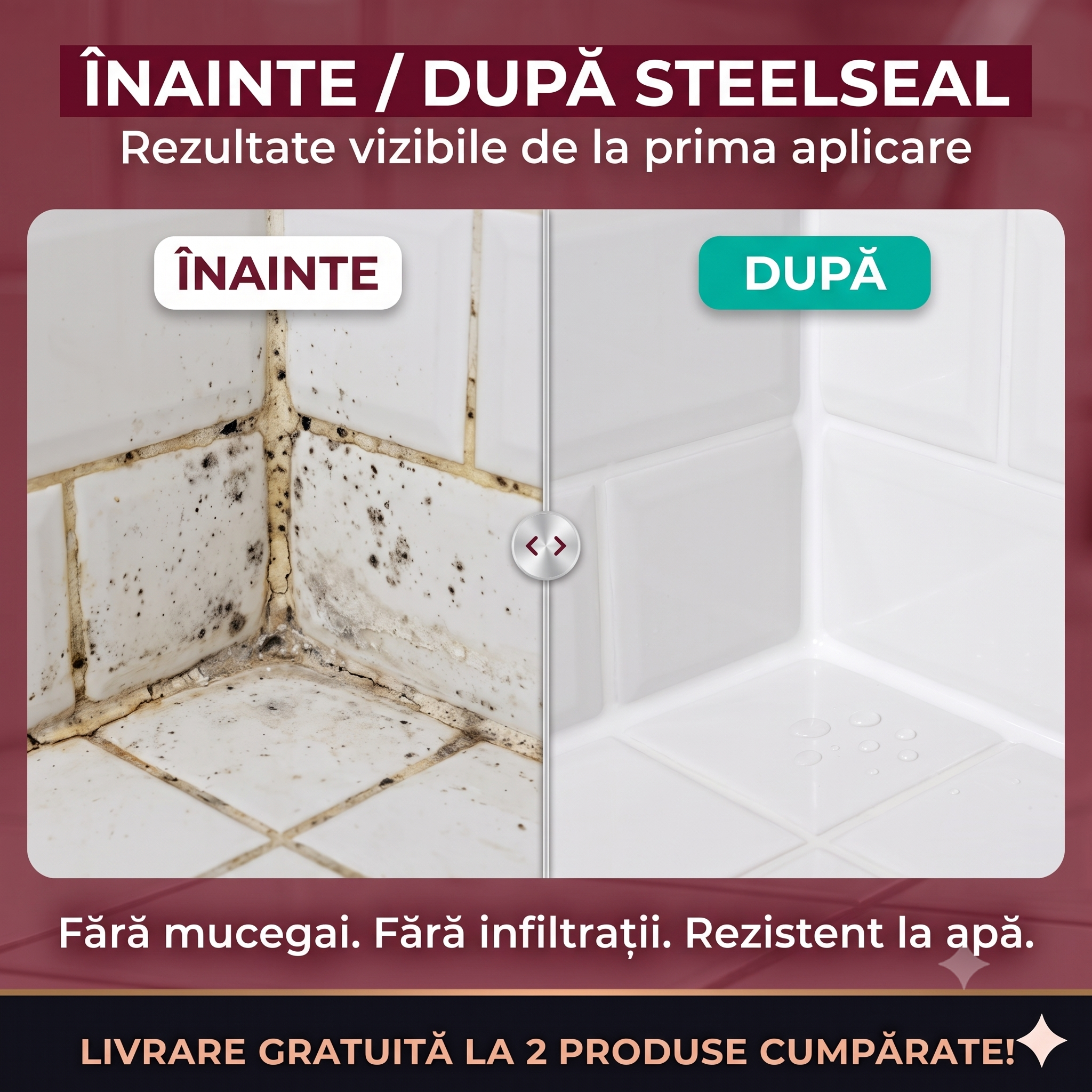 STEELSEAL – Chit-Adeziv Rezistent la Apă pentru Rosturi și Reparații